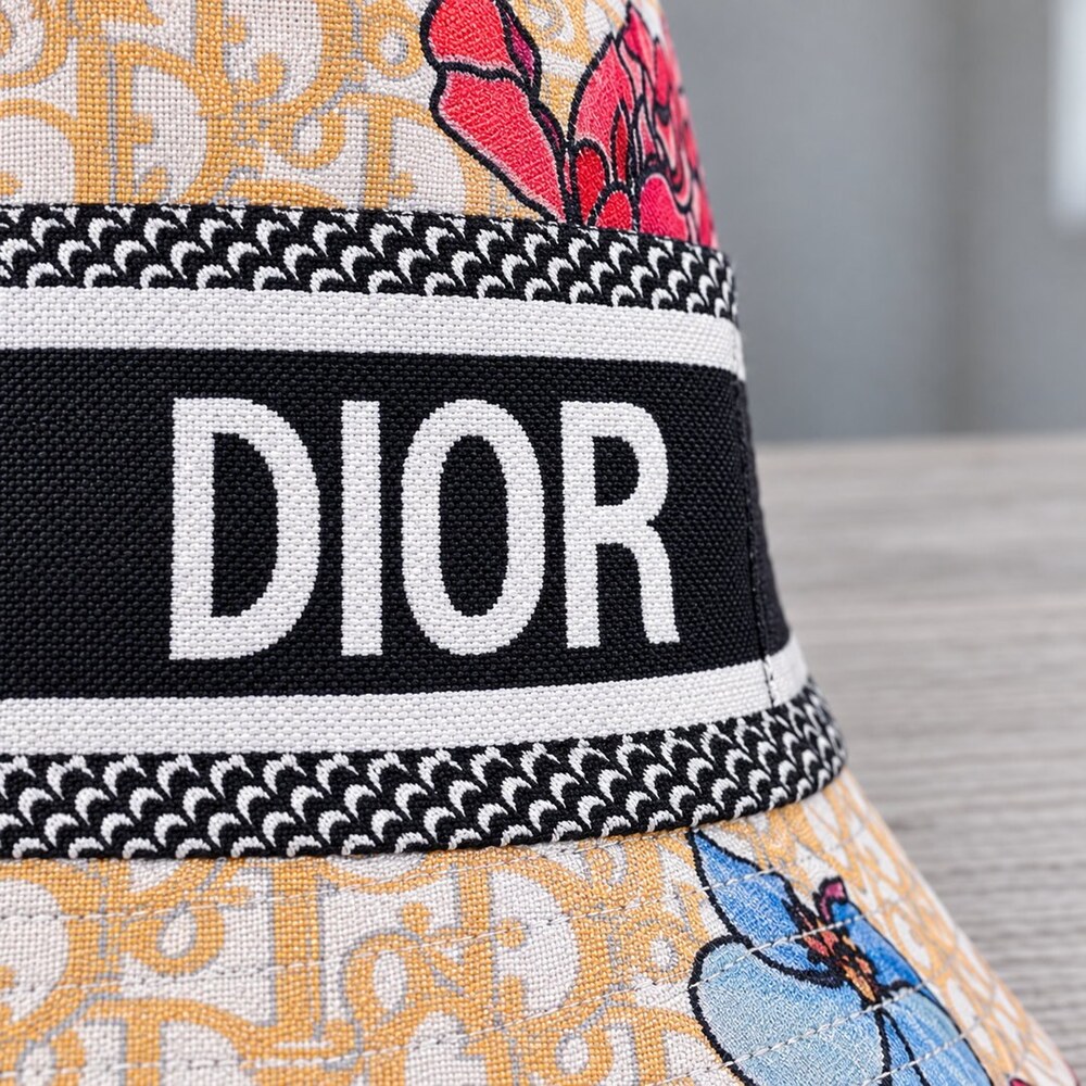 Dior Floral Oblique Bucket Hat - Picture 5 of 6